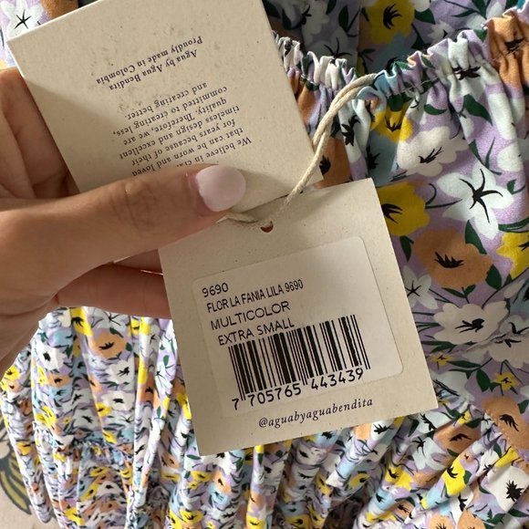 NWT Agua by Agua Bendita Mini Dress- Size XS - Picture 5 of 5